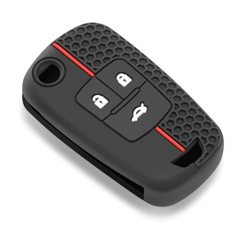 New Car Flip Key Case Cover Shell for Chevrolet Cruze Aveo Trax Sail Malibu Captiva Opel Vauxhall Astra J Corsa Insignia Mokka view 4
