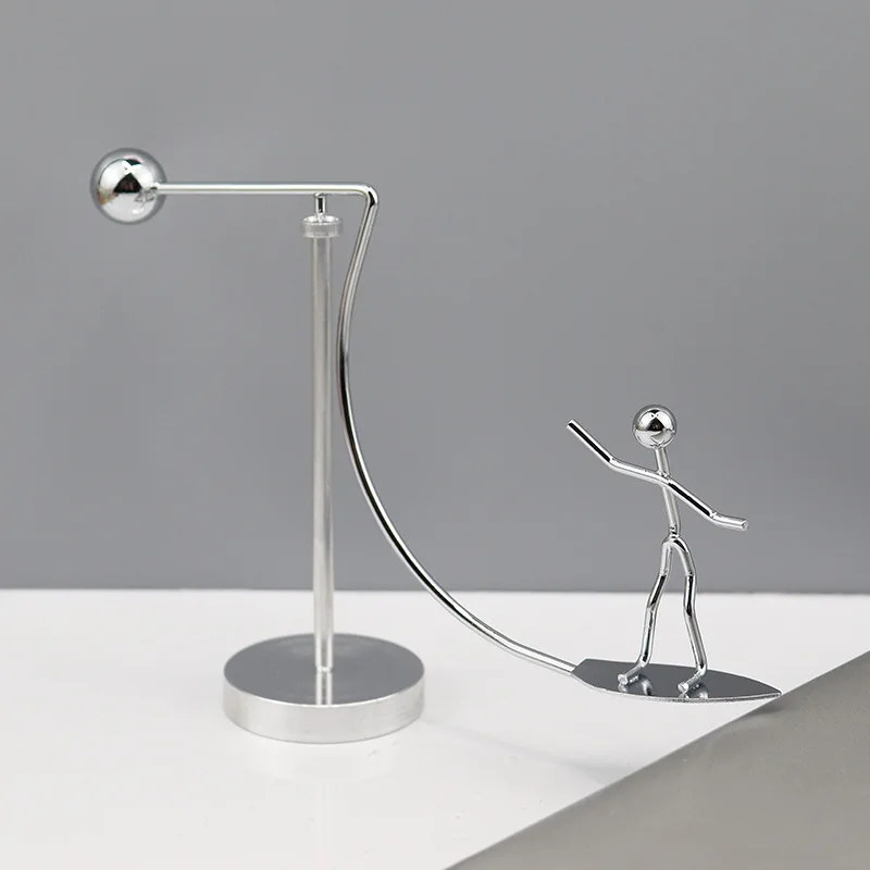 Ferris Wheel Perpetual Motion Apparatus Creative Rotating Simple Newton Pendulum Ball Physical Magnetic Balance Wobbler Gifts