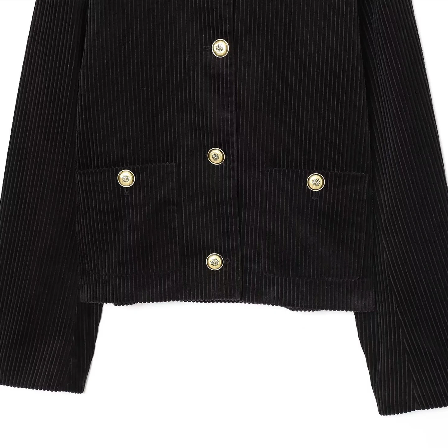 خريف 2025 ملابس خارجية فضفاضة حلوة للسيدات من Faion Personali معطف Sli متعدد الاستخدامات أوروبي Sle طويل Sve مستدير Ne Butt... #3