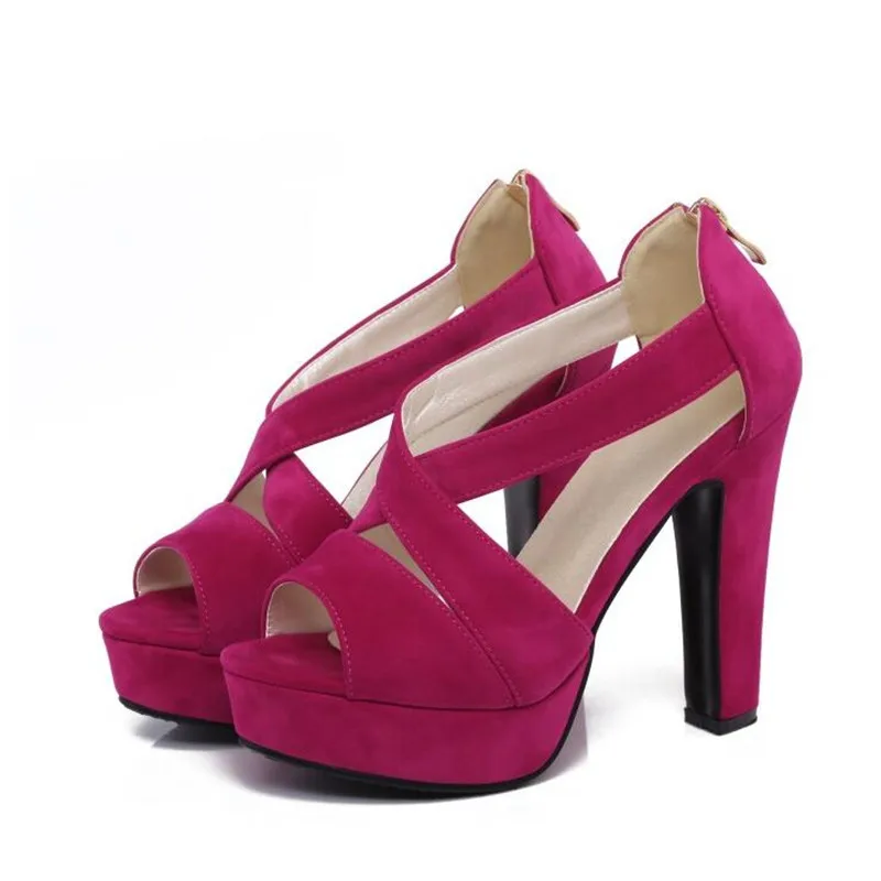 

Women Sandals Summer New Pattern Fashion Super High Heel Temperament Women Sandals Black Sexy High-heeled Nightclub Rome Sandals