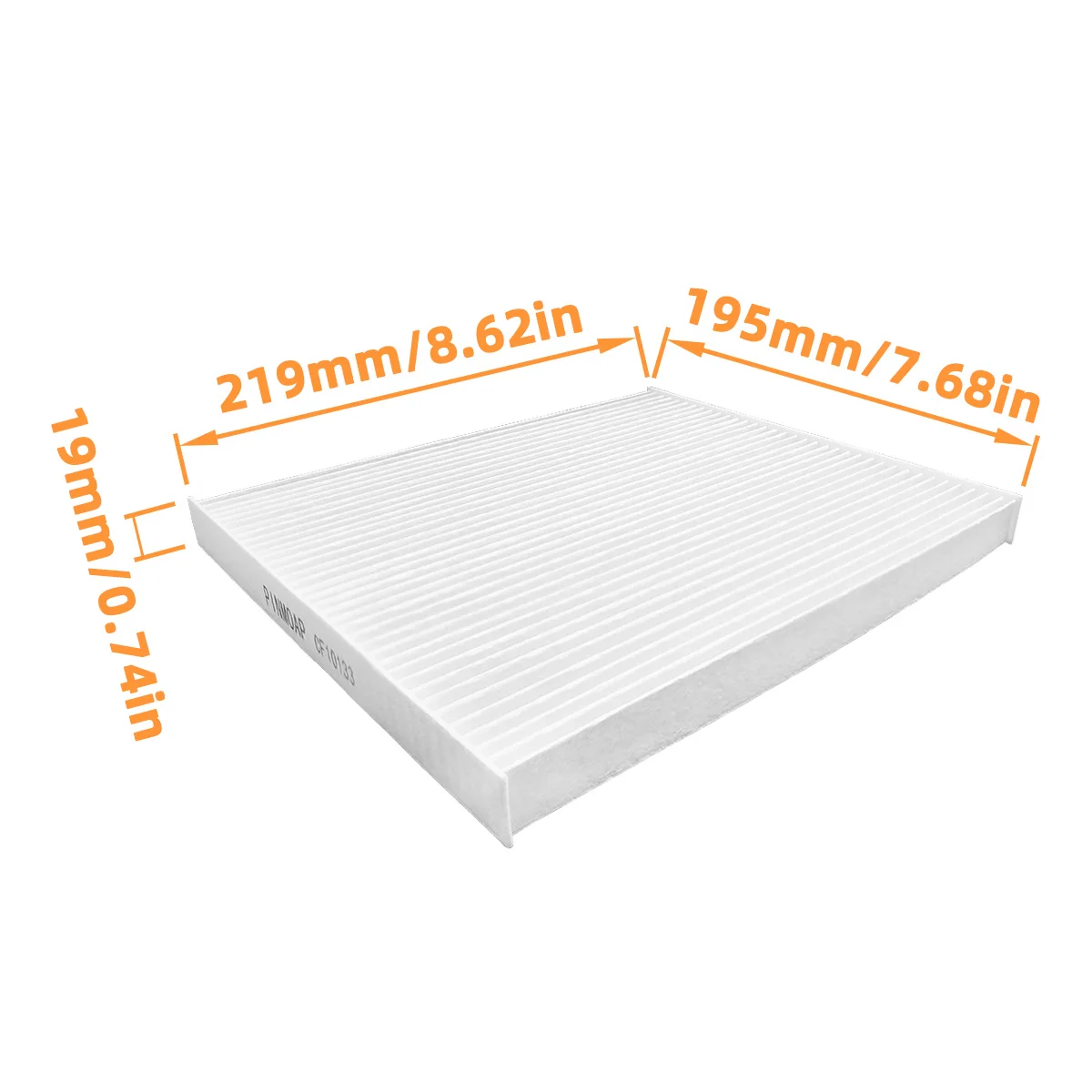  Yitong Car Cabin Air Filter CF10133 Long Service Life Fit For Toyota Corolla Matrix, Anti Wear Durable, 88568-02020,1AMFC00004