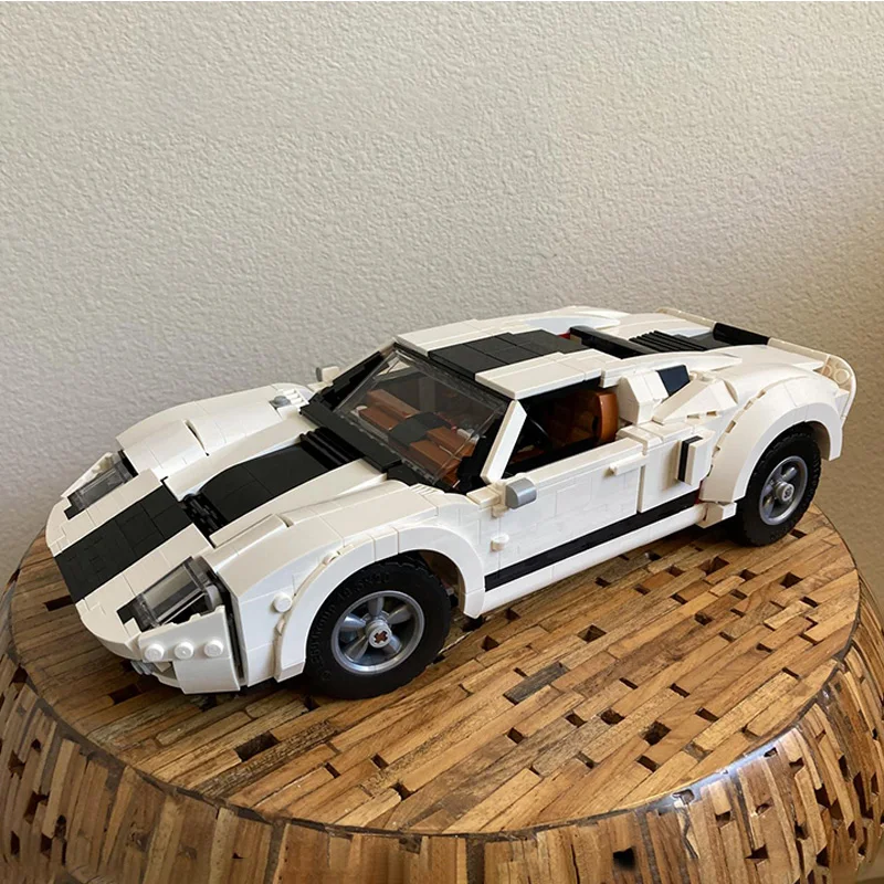 NEW 1188Pcs Parts Creative Expert Building Blocks MOC Ford GT40 Super Racing Sports Car 10295 MOD Version Vehicle DIY Bricks Toy