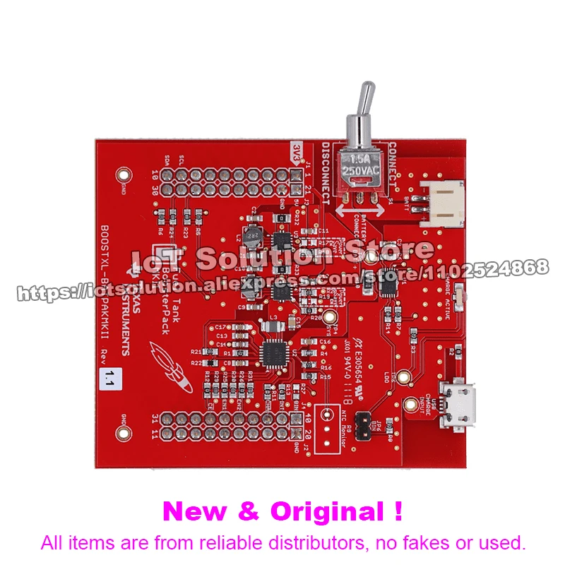 BOOSTXL-BATPAKMKII Fuel Tank MKII Battery BoosterPack Plug-In Module BOOSTXL BATPAKMKII