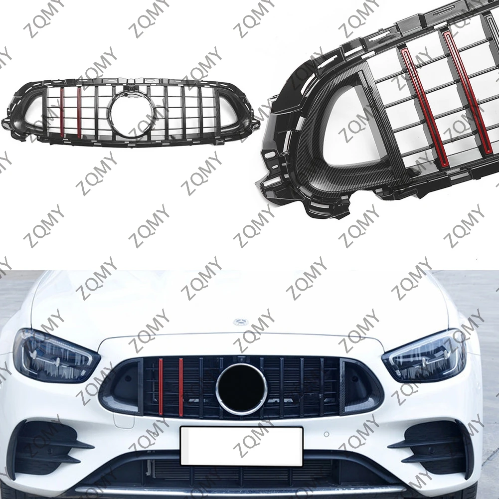 

Front Bumper Grille Centre Radiator Grid Grill For Mercedes Benz E Class W213 E43 E200 E300 E250 E320 E350++ 2020-2022 2023