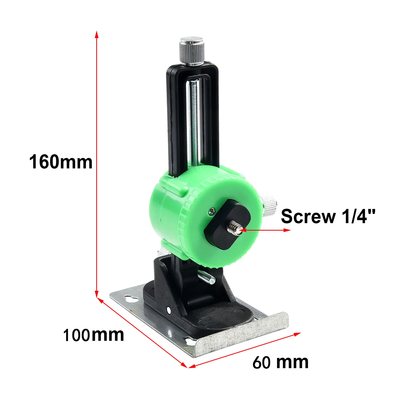 Laser Level Bracket Universal Wall-mounted Hanging Base 1/4 Inch Thread Lase Level Holder For Flooring Tile Layout, Paneling