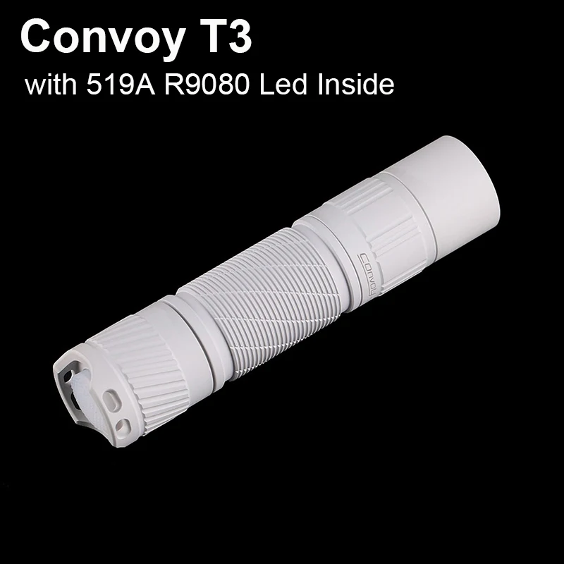 Mao Convoy T3 Flashlight with 519A 12 Groups Led Linterna for AA/14500 Mini Flash Light Torch Fishing Camping Lanterna Work Lamp