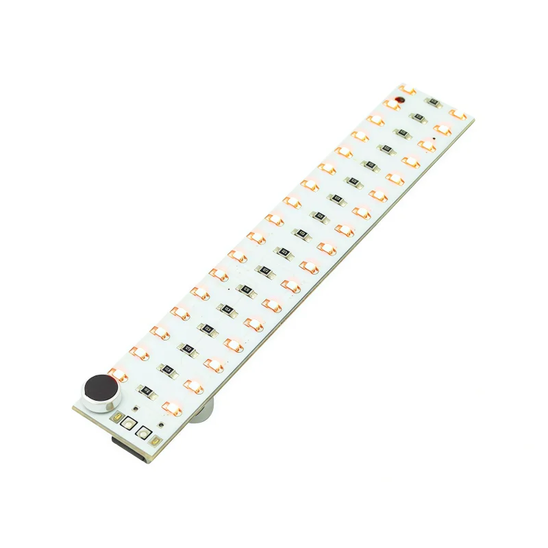 New voice-controlled audio spectrum LED lamp, circuit board fabrication, music rhythm lamp, light cube finished product, 2*17 la