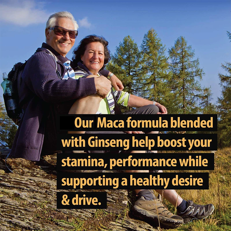 Maca Root Ginseng - يحتوي على جذور الماكا الصفراء والأحمر والأسود لدعم الأداء الرياضي والقدرة على التحمل والتركيز #2