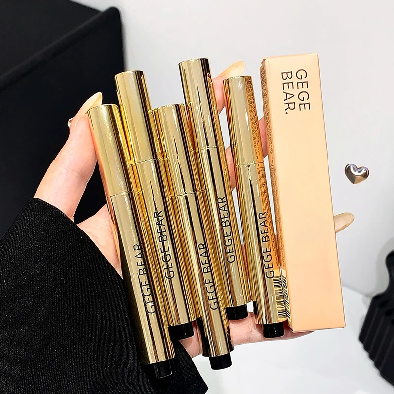 Gege Bear-brillo de labios hidratante, ligero y duradero brillo de labios, mejora el maquillaje de labios y labios regordetes, presione-on desi
