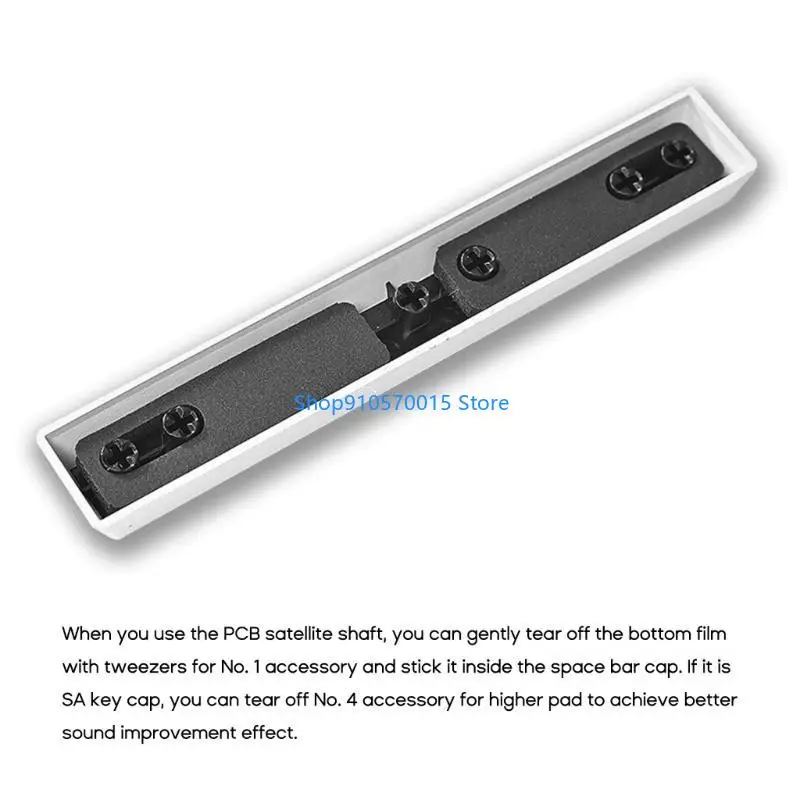 B95C Keyboard Stabilizer Satellite Switch Film Pad for Spacebar Sound Insulation Pads