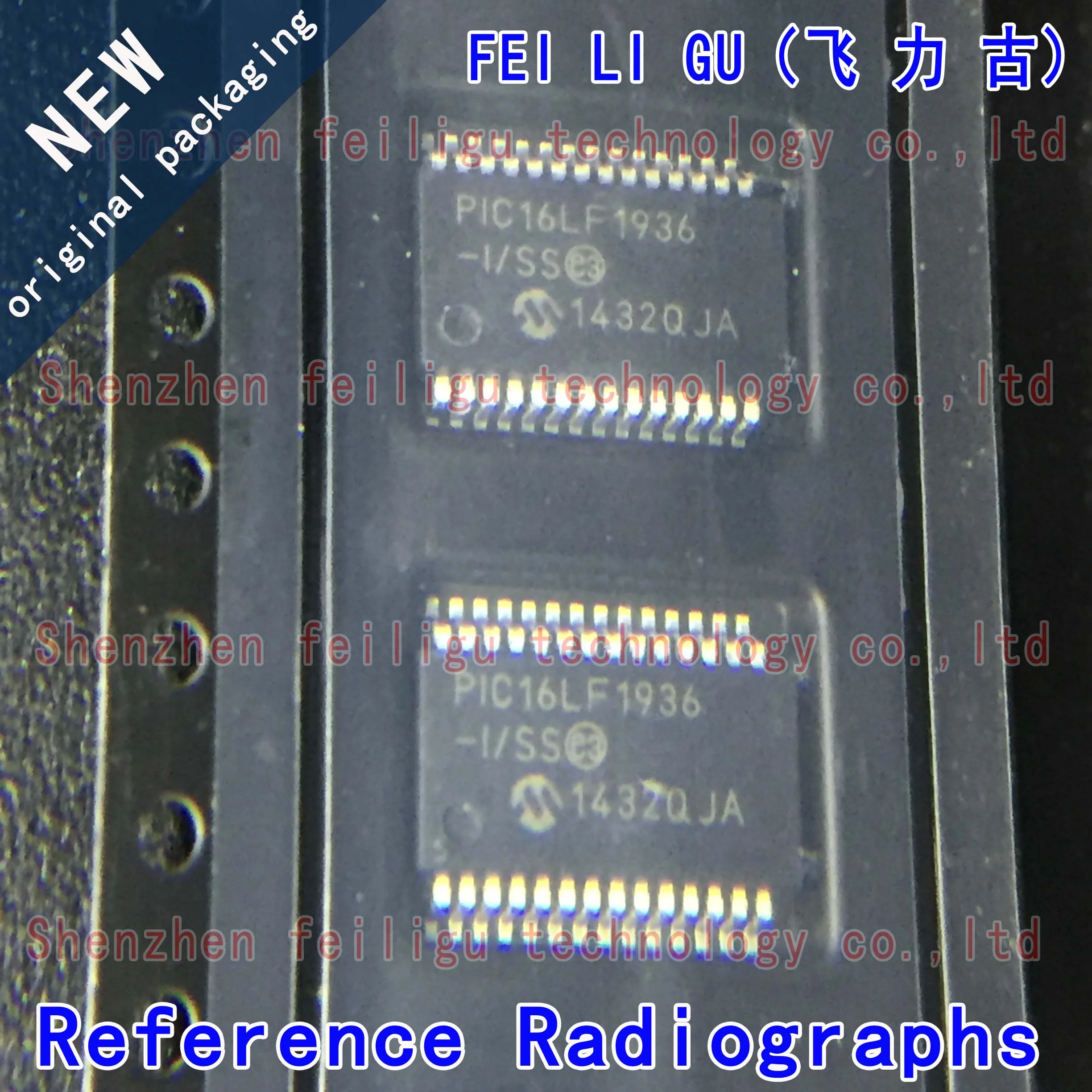 1/10/30PCS 100% New original PIC16LF1936-I/SS PIC16LF1936T-I/SS PIC16LF1936 Package:SSOP28 8-bit microcontroller MCU chip