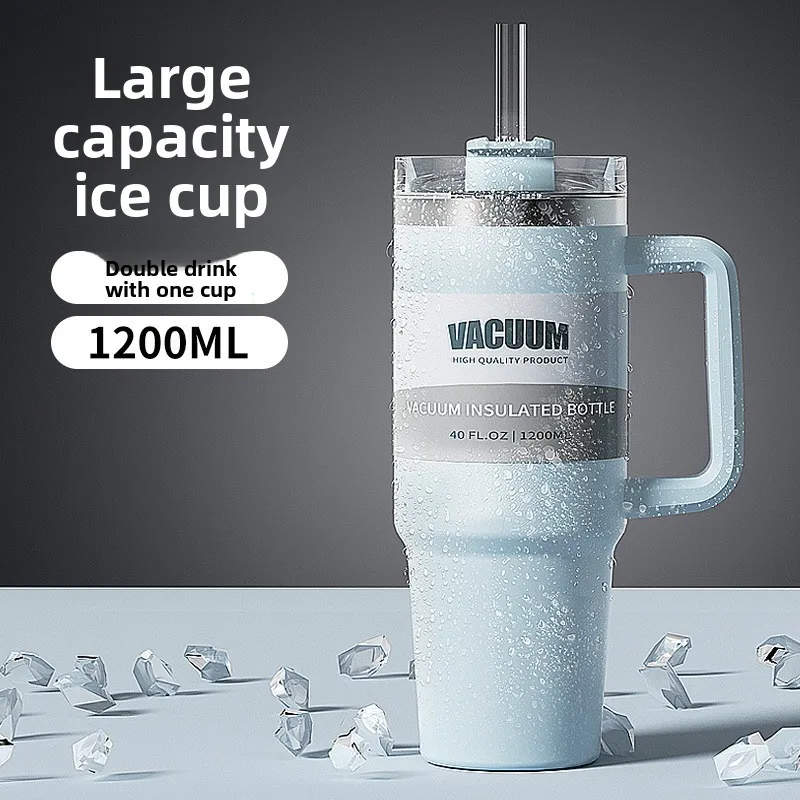 

Car Cup Large Capacity Insulated Cup Cross border Ice King Cup 304 Stainless Steel Car Water Cup Cold Insulatio