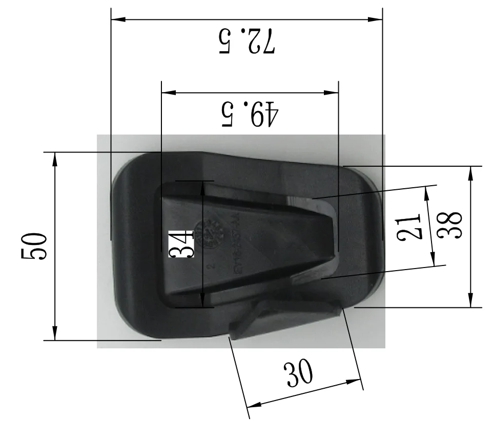 2X Clutch Brake Pedal Pad Rubber Cover For Ford Fiesta B Max Ecosport Ka Tourneo Courier Transit Courier 1534502 EY162457AA