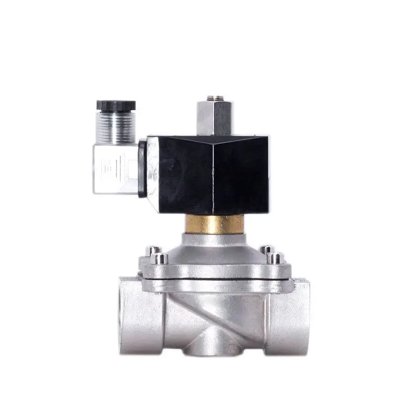 

1" Normally Open Waterproof Solenoid Valve 24V 12V 220V 110V Stainless Steel Solenoid Valves With LED Power Indicator