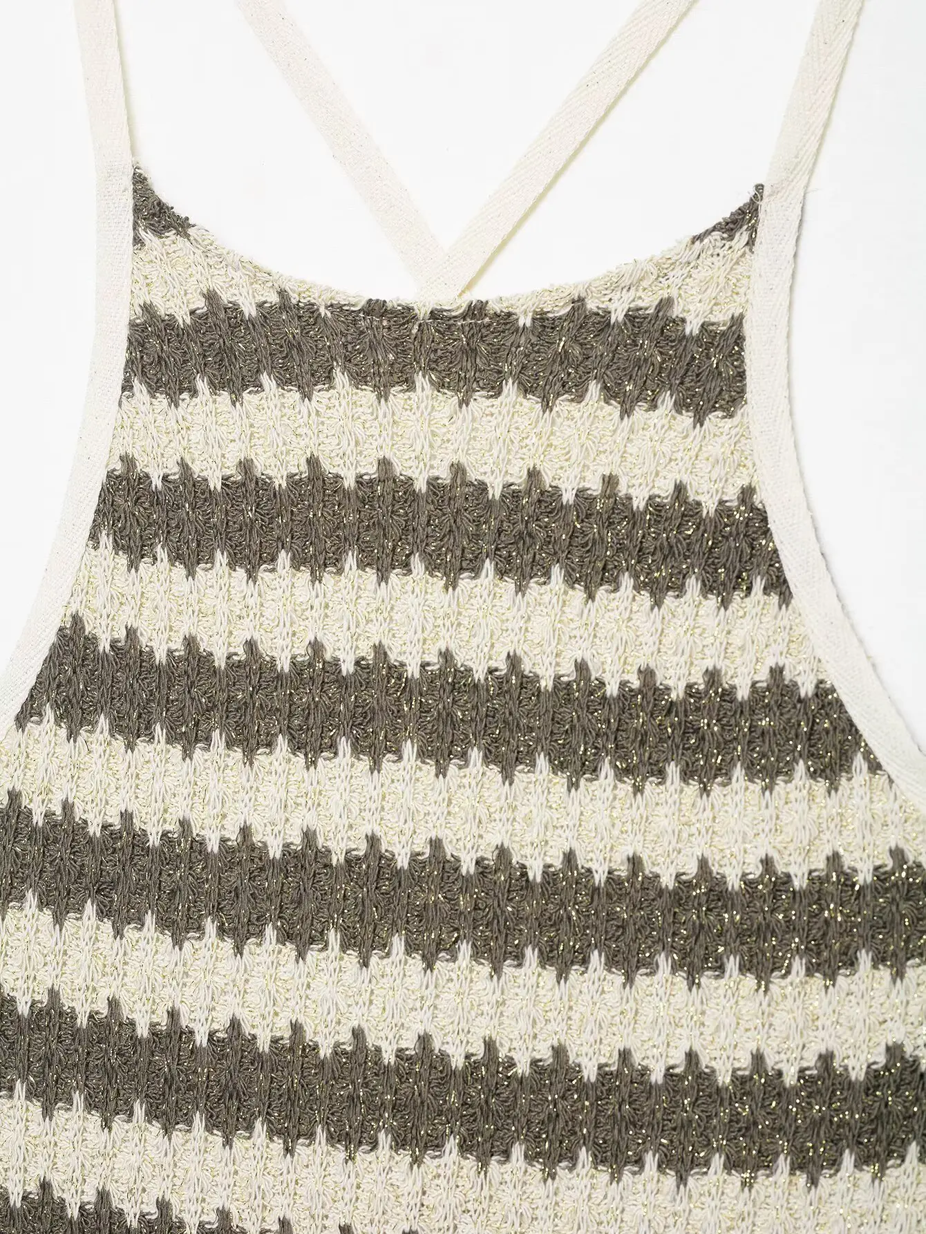 Vestido Sexy elegante de punto a rayas para mujer, vestido largo holgado con cuello de pico, nueva moda, vestido camisola de fiesta de otoño 2024