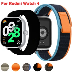 Colorful Nylon Loop Band For Redmi Watch 4 Breathable Sport Wristband Bracelet For Xiaomi Red Watch4 Strap Replaceable Watchband