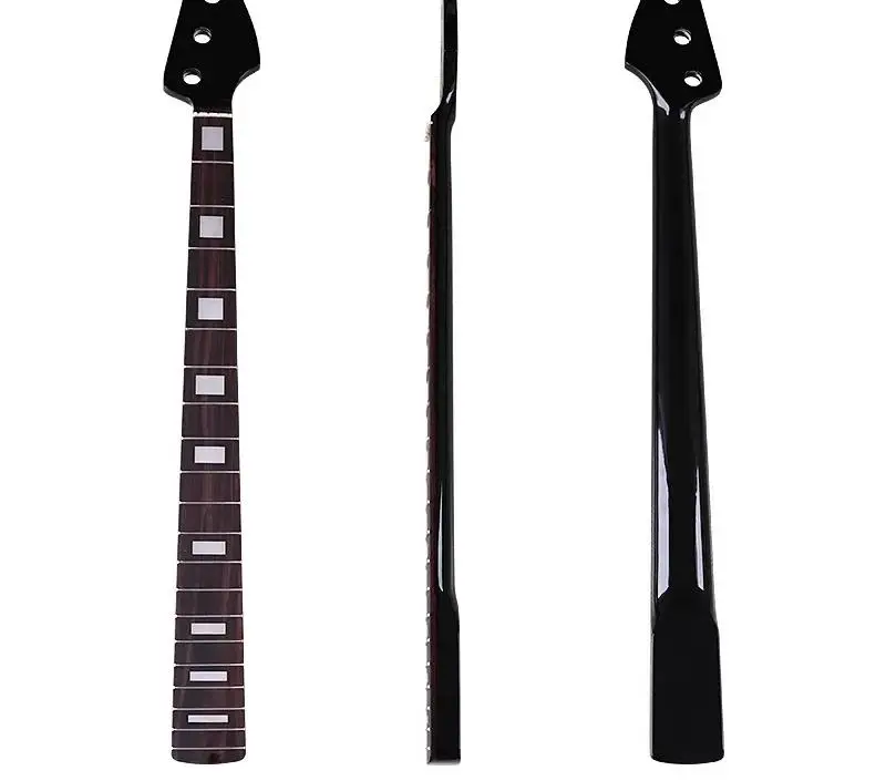 Four-string bass neck 20 black light plus maple electric guitar semi-finished neck modified DIY instrument accessories