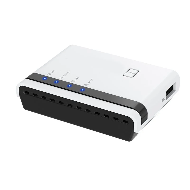 Wireless Printer Server USB Print Server Sharing Hub 10/100Mbps Lan/Bridge Multi-Mode For Computers US Plug