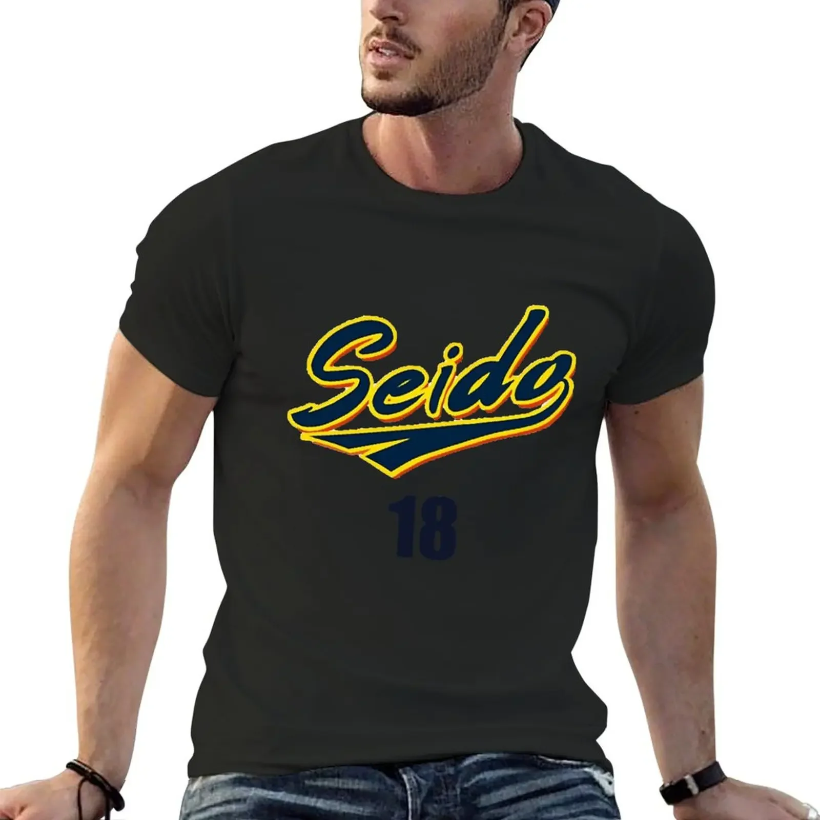 

Sawamura Eijun Seido Baseball Team Number 18 T-Shirt plus sizes anime shirts men