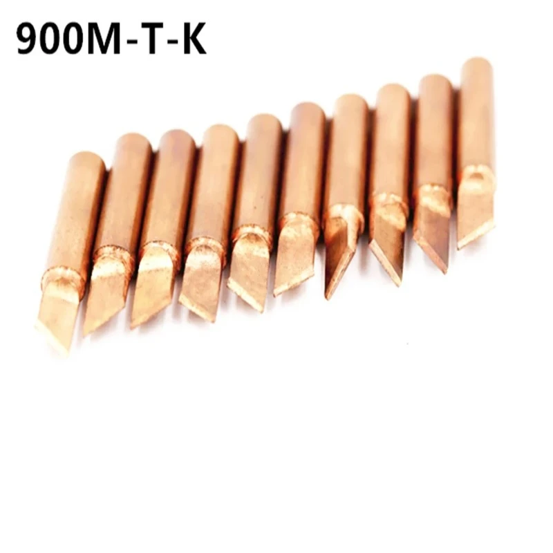 SZBFT 15kinds Diamagnetic 900m t copper soldering iron tip Lead-free Solder tip 907.913.951,898D,852D+ Soldering Station