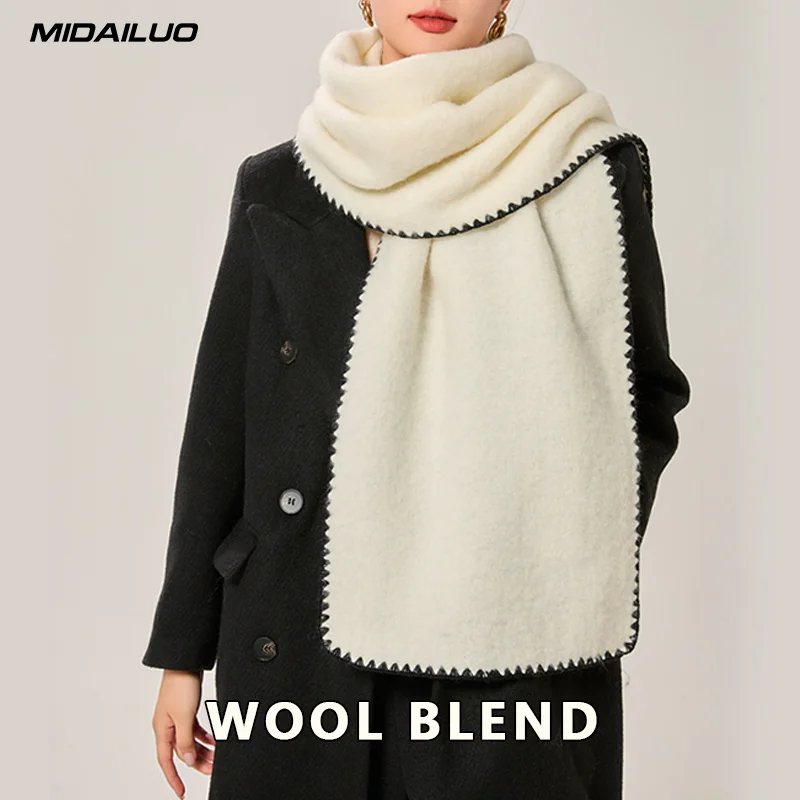 

Женский зимний теплый и ветрозащитный шарф. Элегантный и модный многофункциональный повязка для активного отдыха и отдыха.