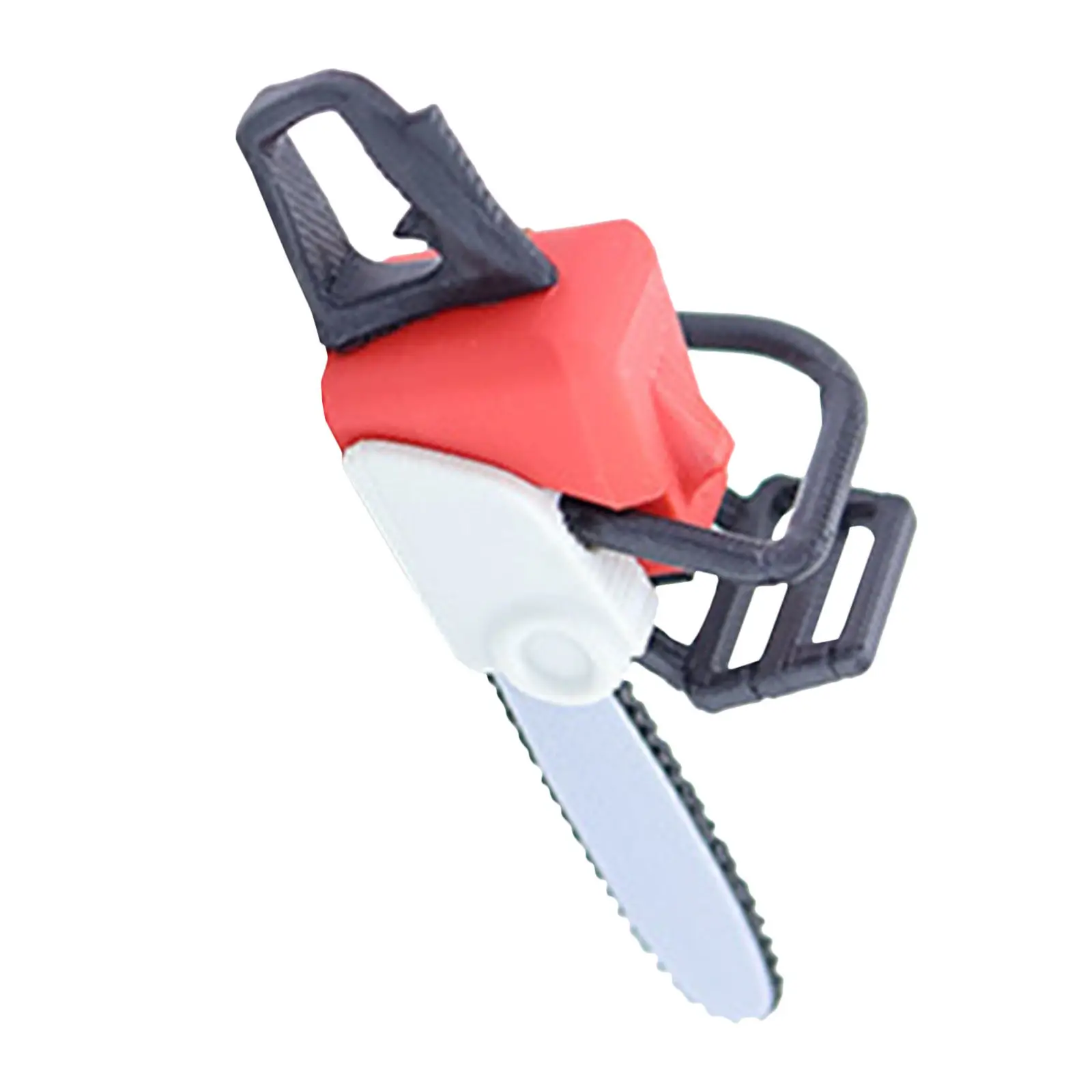 Miniature Chainsaw 1:12 Scale Dollhouse Accessory Miniature Outdoor Tool Fairy Garden Decoration Mini Dollhouse Gardening Tool
