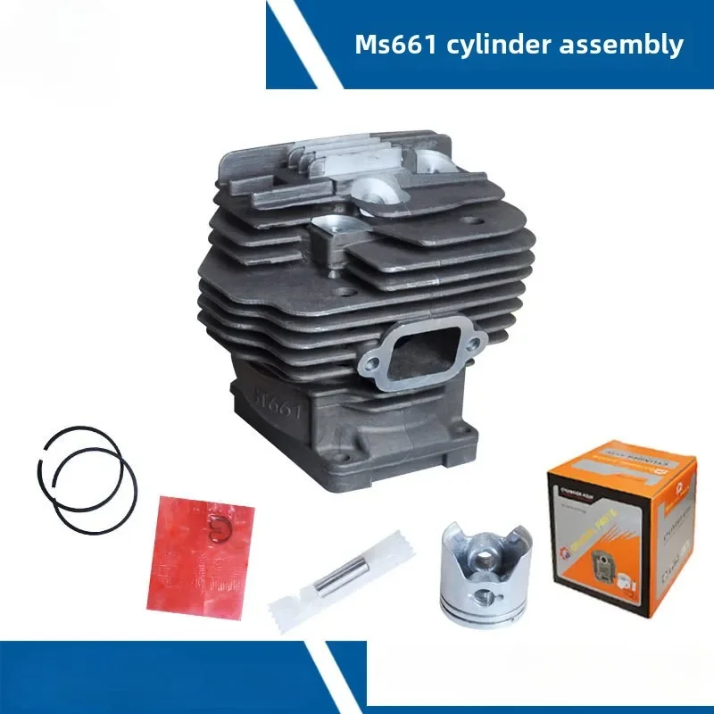 56MM Cylinder Piston Kit Fits for Stihl MS661 Garden Chainsaw Spare Tool Part Accessories 1144 020 1200