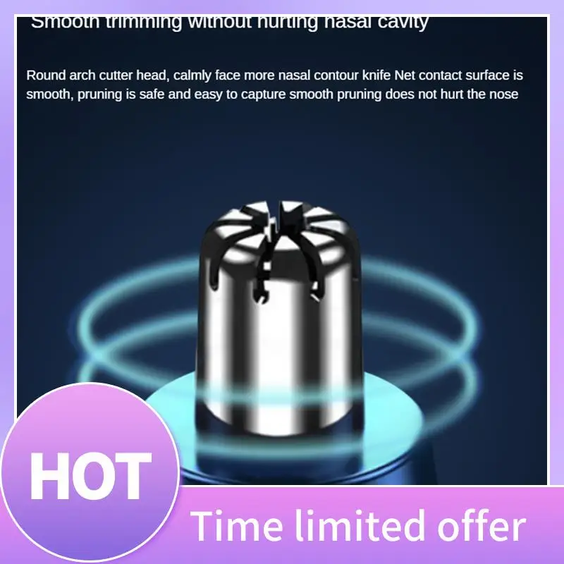 

A11R триммер для волос в носу для мужчин USB перезаряжаемый триммер для волос в ушах и носу профессиональный инструмент для стрижки электрический триммер для волос в носу
