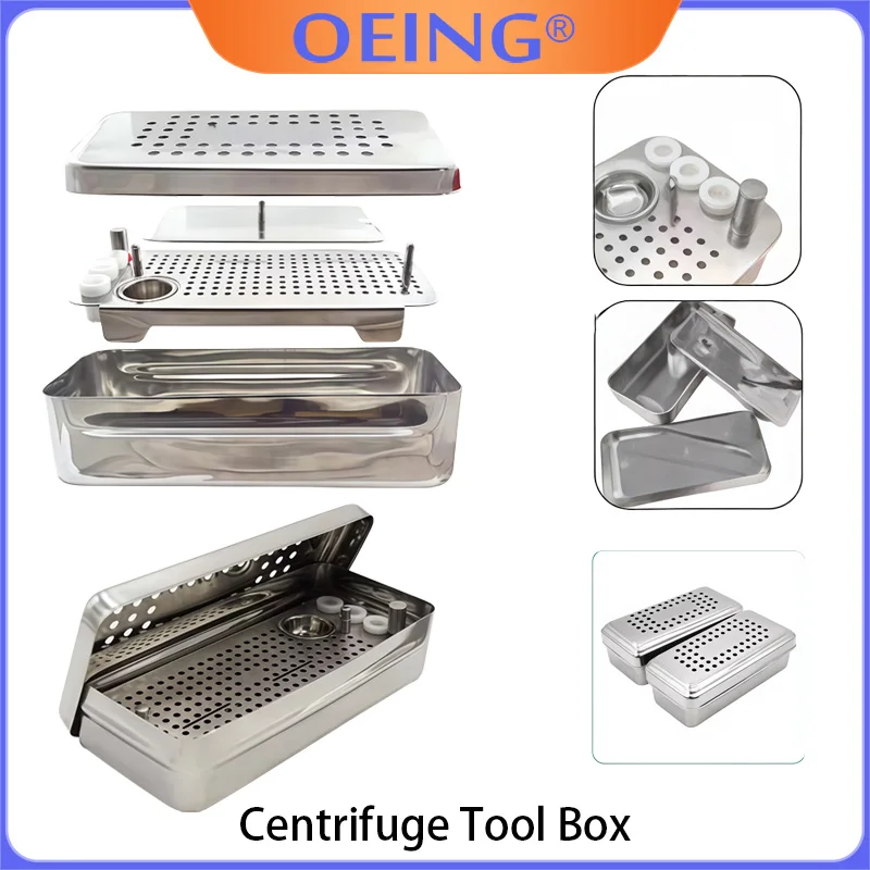 Specialized Centrifuge Tools: CGF/PRF Periosteal Implant Instrument Kit, High-Temperature Stainless Steel Sterilization Tray