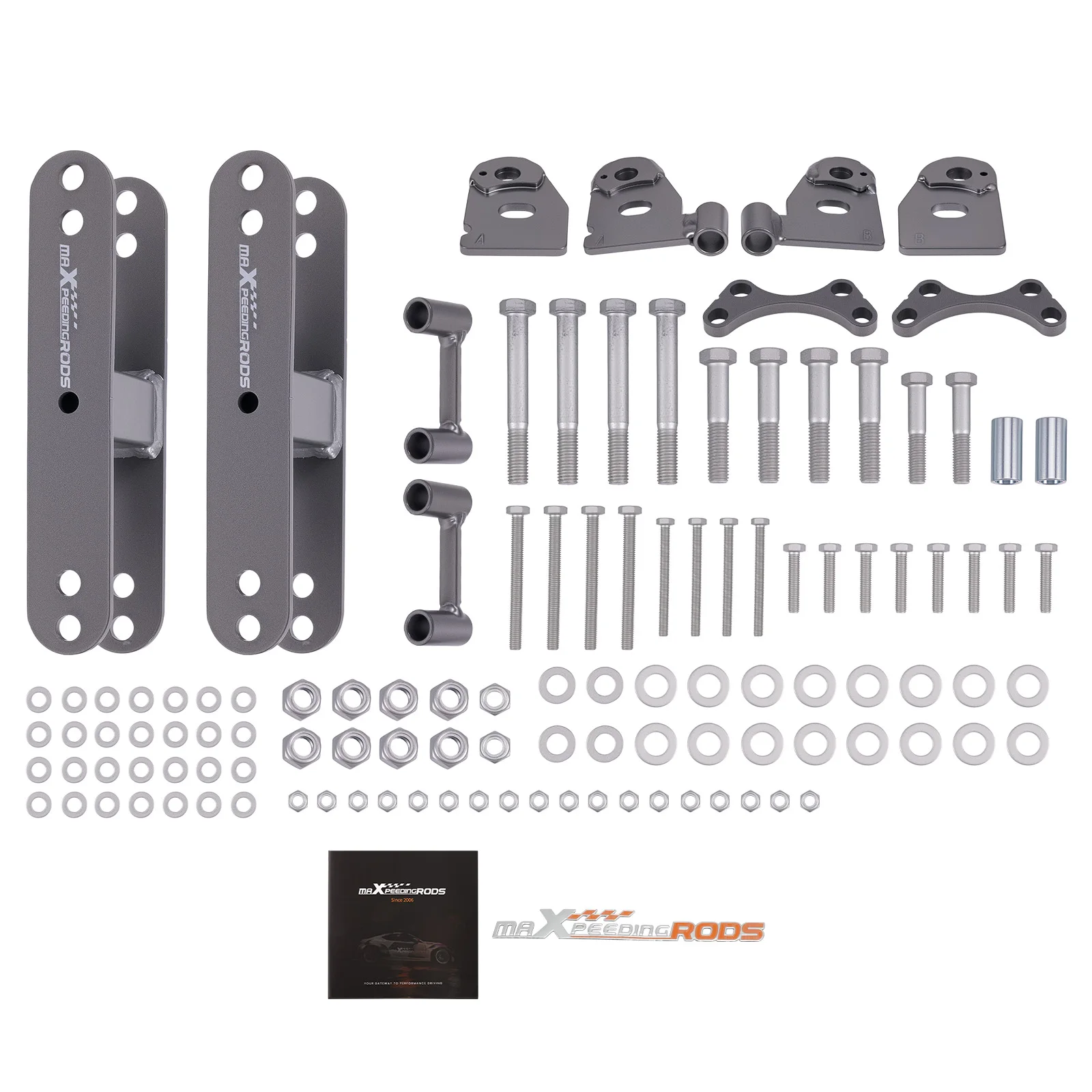 

Front Rear Lift Spacer Kit for Chevy Colorado 2004-2012 2WD GMC Canyon 2.5"