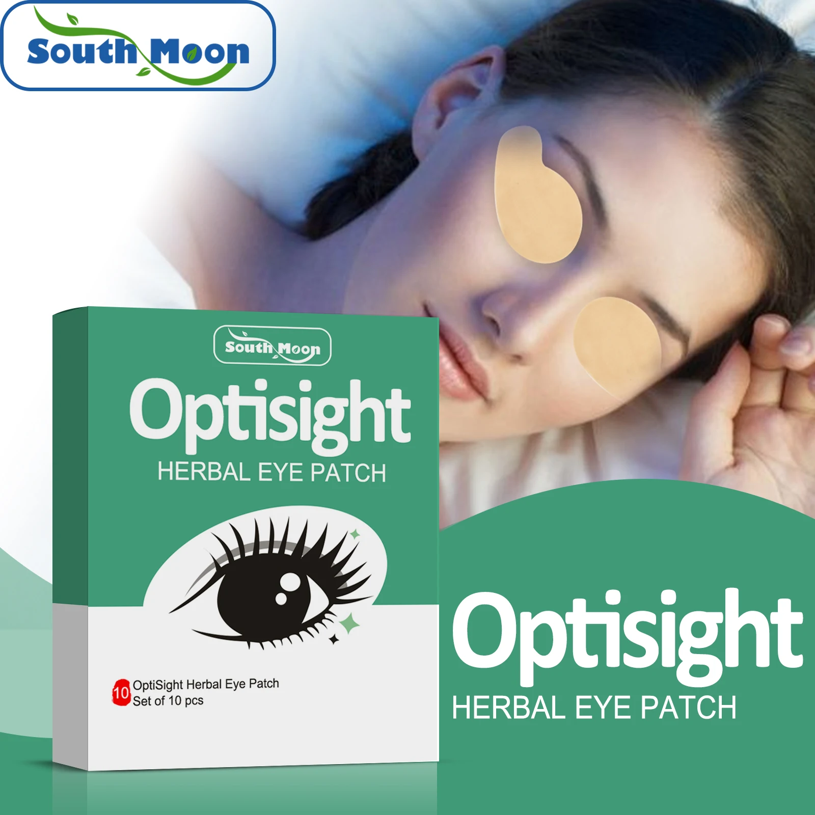 

South Moon Wormwood Eye Patch Protect Eyesight Keep Good Vision Relieve Fatigue Myopic Astigmatism Treatment Eye Care Sticker