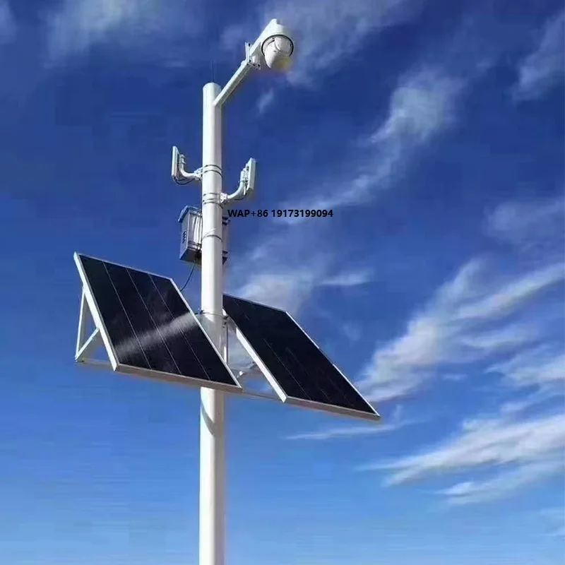 

Off-Grid Solar Panel&Battery Kit Reliable Power Solution for Security Cameras Ideal for Outdoor Surveillance Ensures Continuous