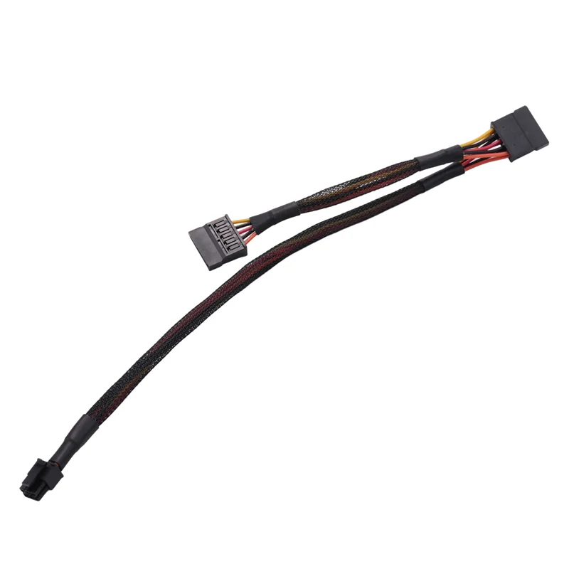 Kabel kabel zasilający SATA Mini 6Pin do 15Pin X2 do DELL Vostro 3650 3653 3655 do komputera stacjonarnego HDD SSD