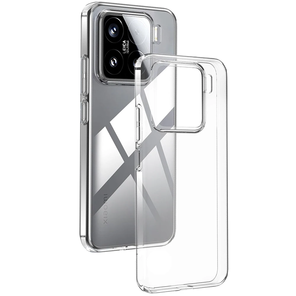 

Ultra Thin Silicone Phone Case For Xiaomi Mi 15 Ultra 14 14T 13 13T Pro Clear Soft Back Cover Shockproof Shell Transparent Coque