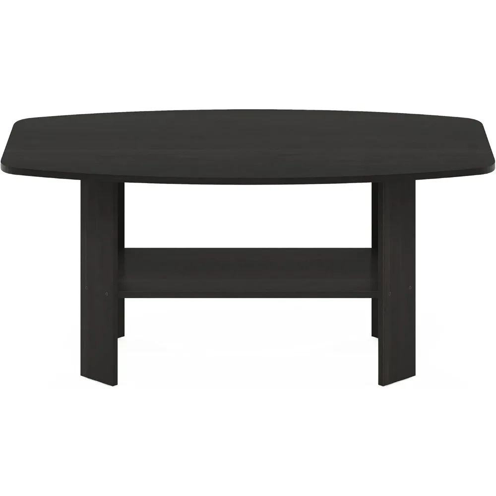 Mesa de centro e mesa final de design simples, Espresso