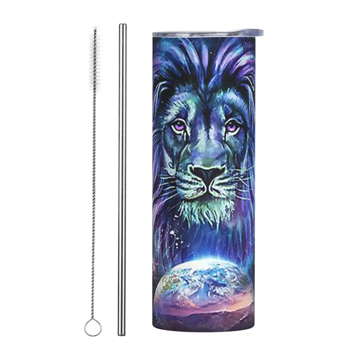 Guardian 1 Stainless Steel Tumbler Vacuum Insulated Mug Thermal Cold Cup Straws With Lid 20oz