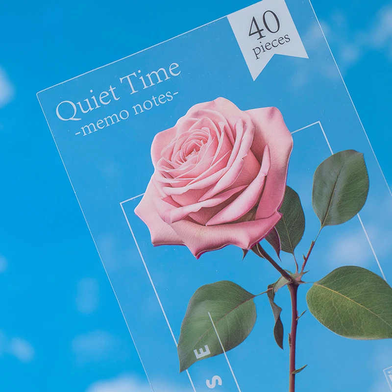 40 stks Bloempatroon Memo Materiaal Gemak Sticker Collage Junk Journal Achtergrond Decoratief Papier DIY Scrapbook Benodigdheden