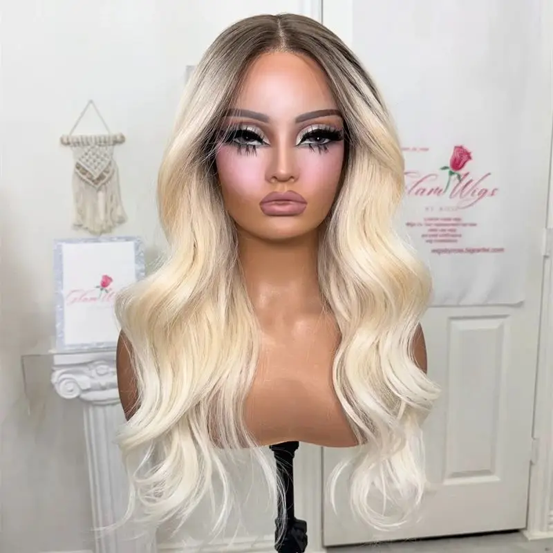 affordable-free-part-omre-icy-blonde-wig-24-inch-wavy-hd-lace-front-pre-plucked-synthetic-wig-for-women-daily-cosplay-party-wigs