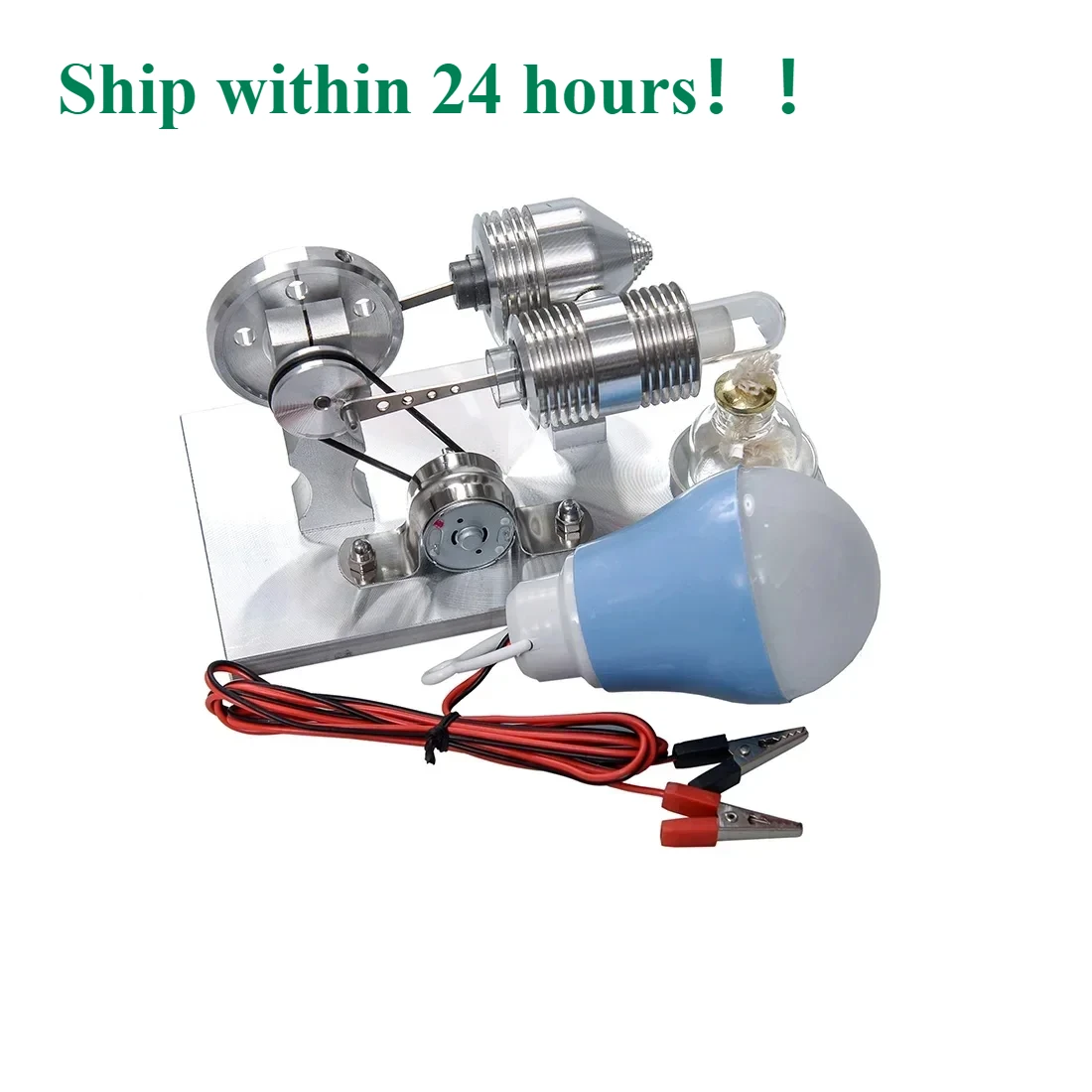 

Stirling Engine Model Toys Steam Science Physics Power Generation Model DIY Laboratory Teaching Aids Engine Model Toys Gift