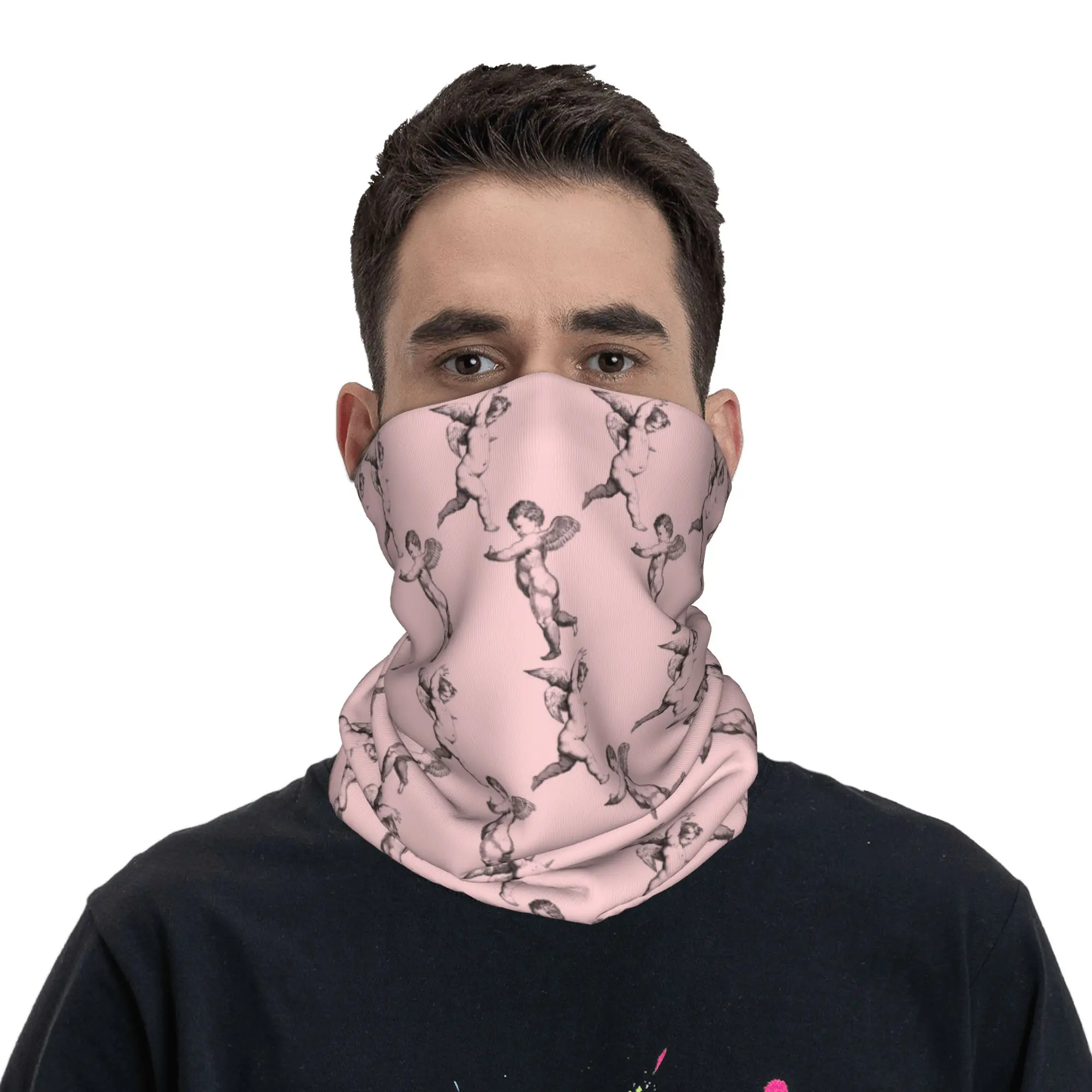 Angel baby Bandana Neck Gaiter Printed Mask Scarf Multi-use Headwear Riding Unisex Adult