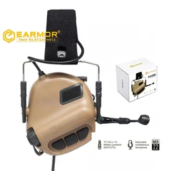 EARMOR M32 MOD4 IPSC Shooting Headset - High-Performance Hearing Protection for Airsoft, Tactical Use & Aviation Communication