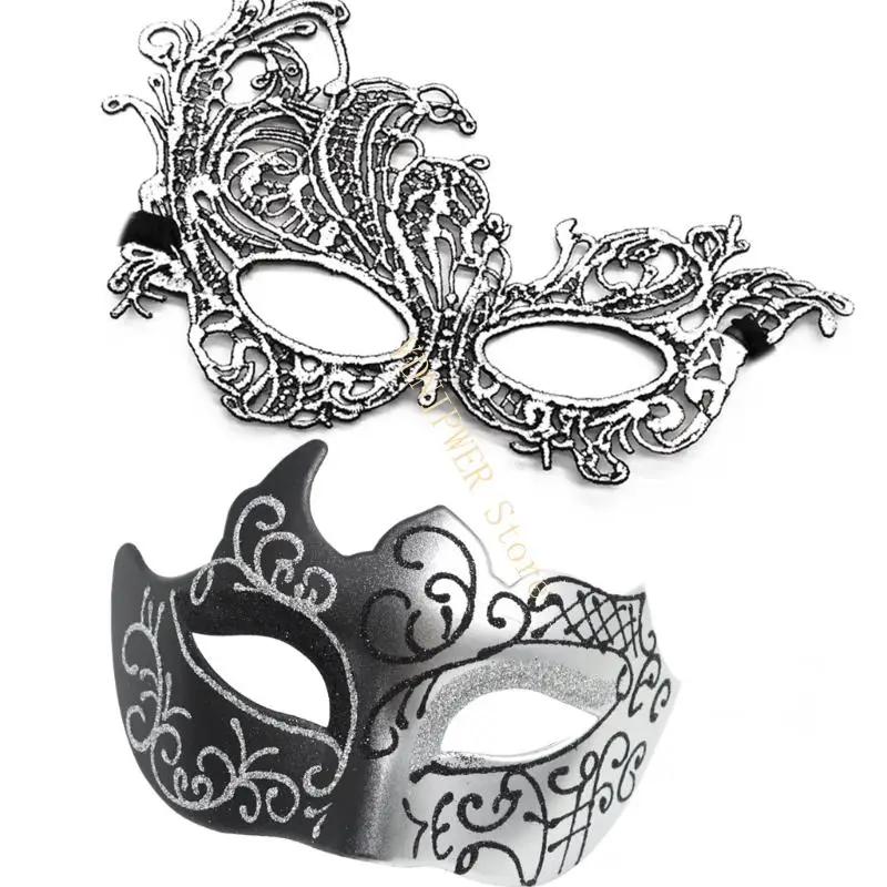 

Couple Venetians Mask Masquerades Ball Mask Carnivals Mardi Gras Mask Eye Mask D08E