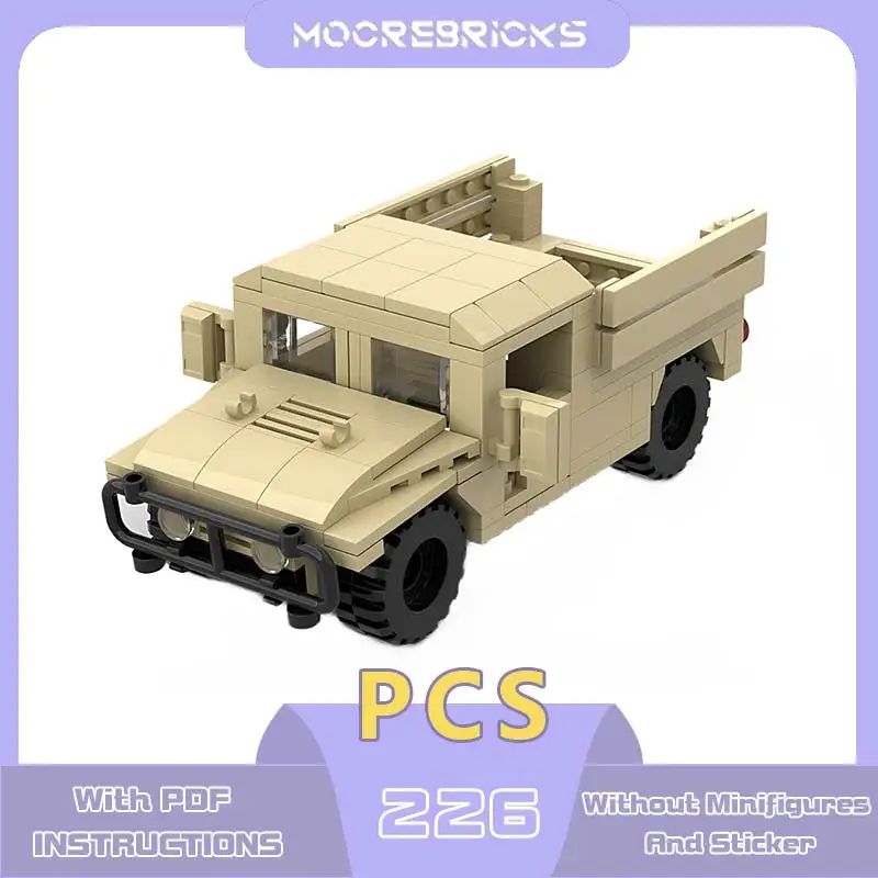 Multi-purpose Vehicle HMMWV M998 Building Blocks Freight Transport Car Model Technology Bricks Children's Collection Toys