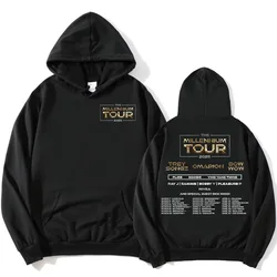 The Millennium Tour 2025 Graphic Hoodies Funko Pop Fashion Sweatshirt for Autumn/Winter Vintage Clothing Moletom Women Pullovers