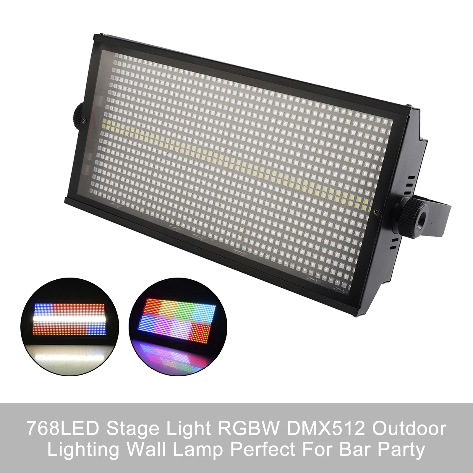 768LED ضوء المرحلة RGBW DMX512 الإضاءة الخارجية الجدار مصباح مثالي لحزب البار
