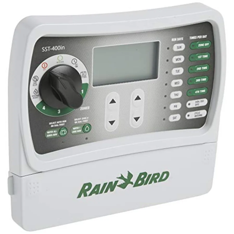 

Automatic Sprinkler Timer for Outdoor Garden Irrigation System with Durable Plastic Housing in Black Color Smart Programmable W