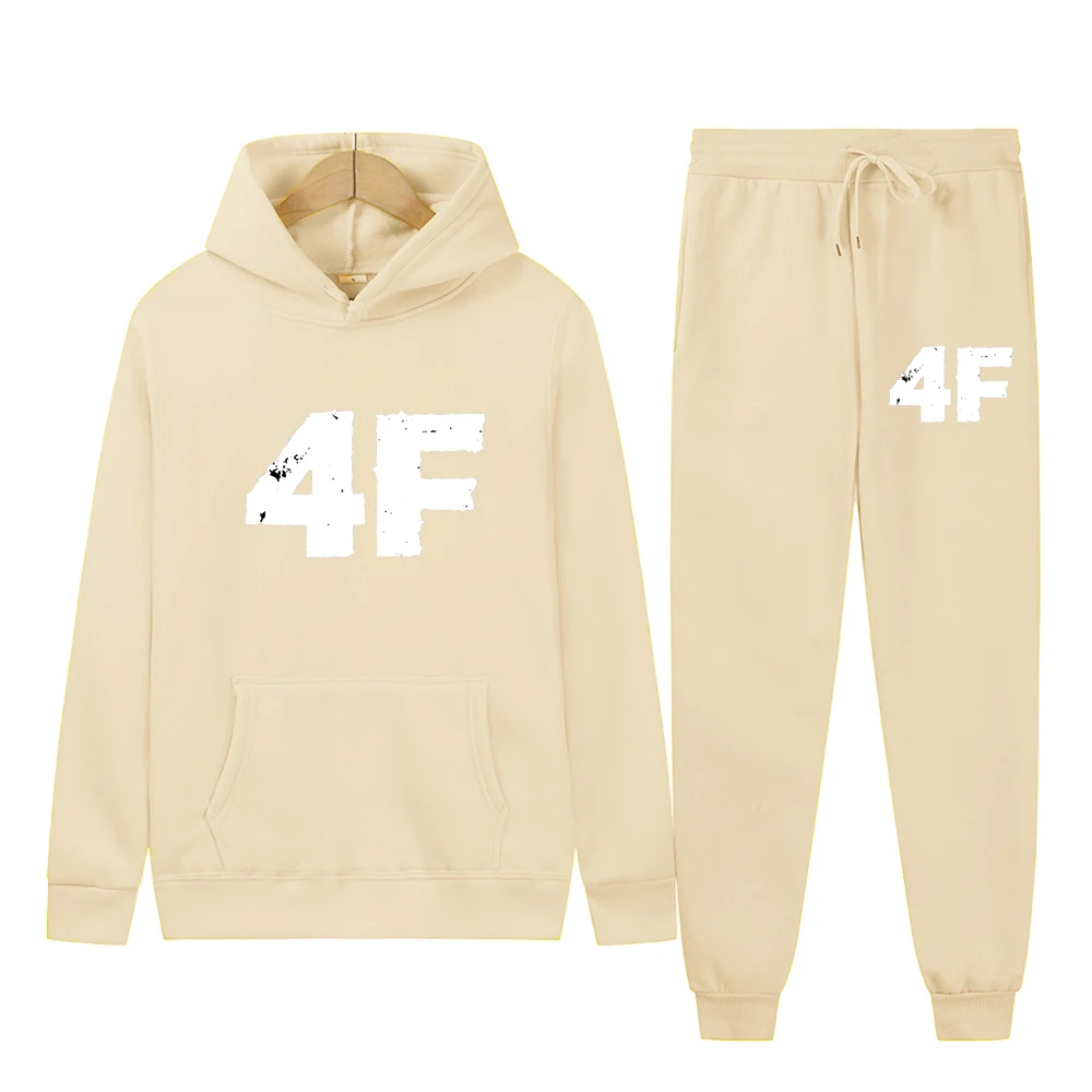 مجموعة هوديي وركض بنمط شعبي - مقاس مريح، مظهر عصري #1