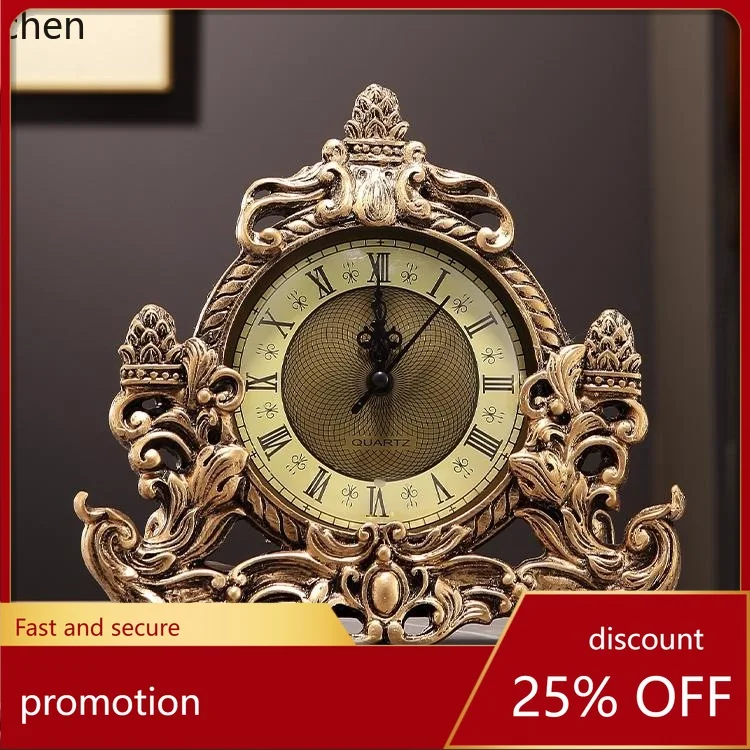

Zml desktop clock - european style clock ornament, stylish, high-end, and elegant