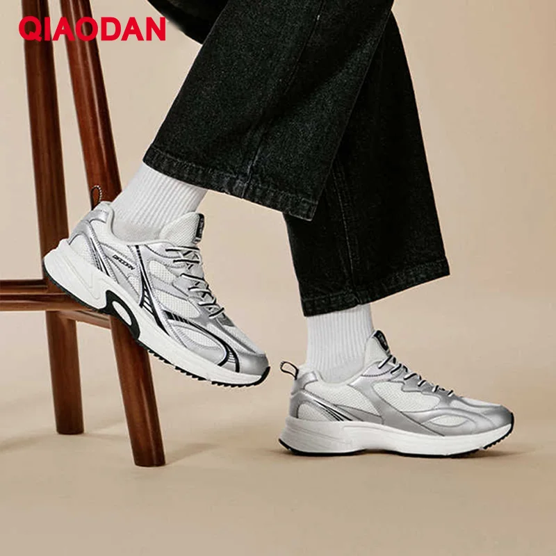 

QIAODAN повседневные кроссовки мужские осень 2025 дышащая спортивная обувь из синтетической кожи легкие прогулочные кроссовки QXL043253422R