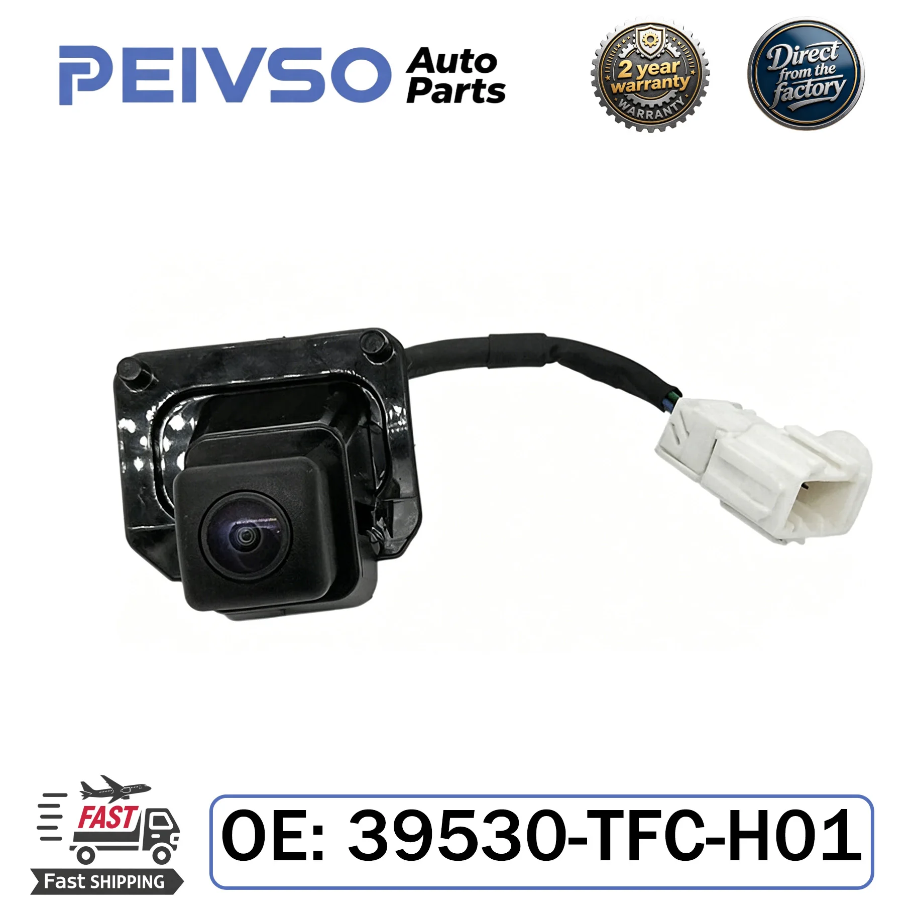 

PEIVSO NEW High Quality Rear View Back Up Camera for CR‑V 2015‑2016 2.4 Parking Camera 39530-T0A-J01